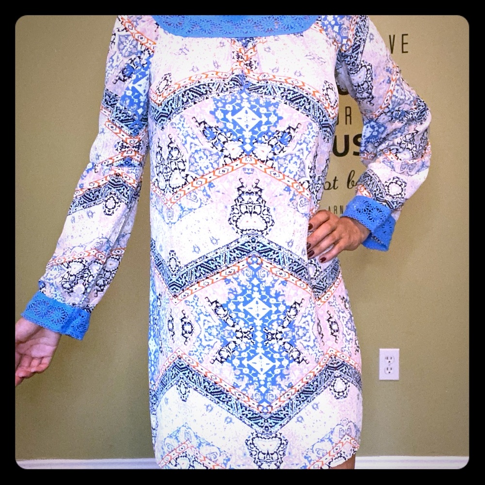 Bell sleeved dress. NWOT